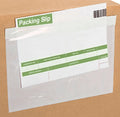 In Stock A4 340(Open)*240mm Clear Self-Adhesive Document Mailing Bag Packing List Enclosed for Express Shipping