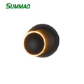SUMMAO Modern LED Wall Lamp 360 Degree Rotation Bedside Lamp Stair Aisle Led Circular Solar Eclipse Crescent Wall Lamp