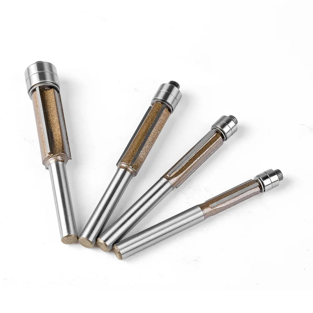 Professional Grade Alloy OEM Milling Cutter Three-Blade Head with Double Bearing Flat Knife for Woodworking Carbide Cutter