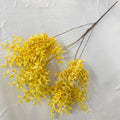 Multicolor-Yellow Modern Style Artificial Flower Decoration Mariage Snow Rabbit