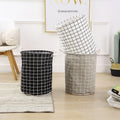 Nordic Style Grid Storage Box Dirty Clothes Basket Storage Basket