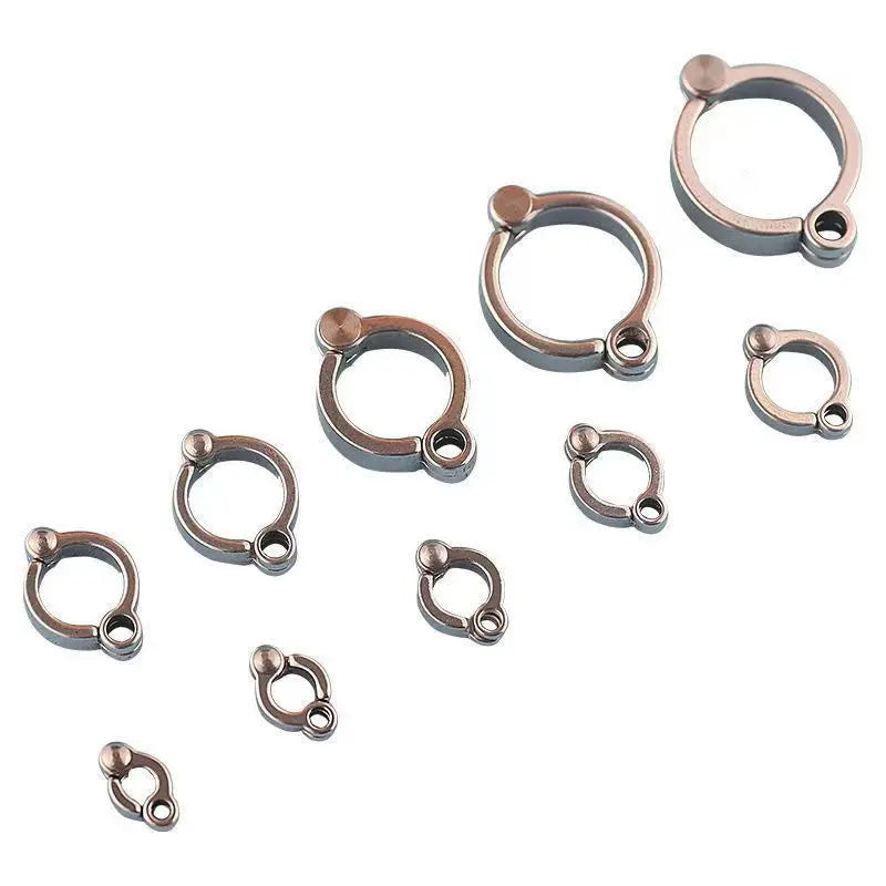 Movable Opening Bird Foot Ring Parrot Foot Ring Alloy Bird Foot Chain Pet Bird Identification Ring