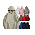 420 Gsm Winter Fashion Custom Heavyweight Pullover White Fleece Embroidered Polyester/Cotton Oversized Hoodie