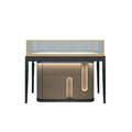 Luxury Jewelry Shop Window Exhibition Counter Custom Logo Metal Glass Jewellery Cabinet Jewelry Display Showcase