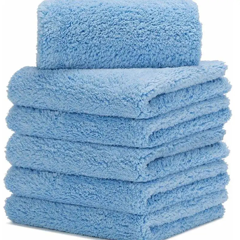 China Manufacturers Super Thick Microfiber Car Cleaning Cloth Detailing Towels Custom Size Muti-purpose  Household Towels