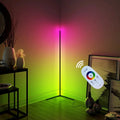 Hot Sale Minimal Modern Rgb Led Tripod Corner Floor Lamp App Control Smart Corner Standing Led Rgb Floor Lamp