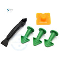 L-HT176 Multi-functional Glue Scraper Silicone Remover Caulk Finisher Sealant Smooth Finish Seal Tool Kit Nozzle Cleaning Tile