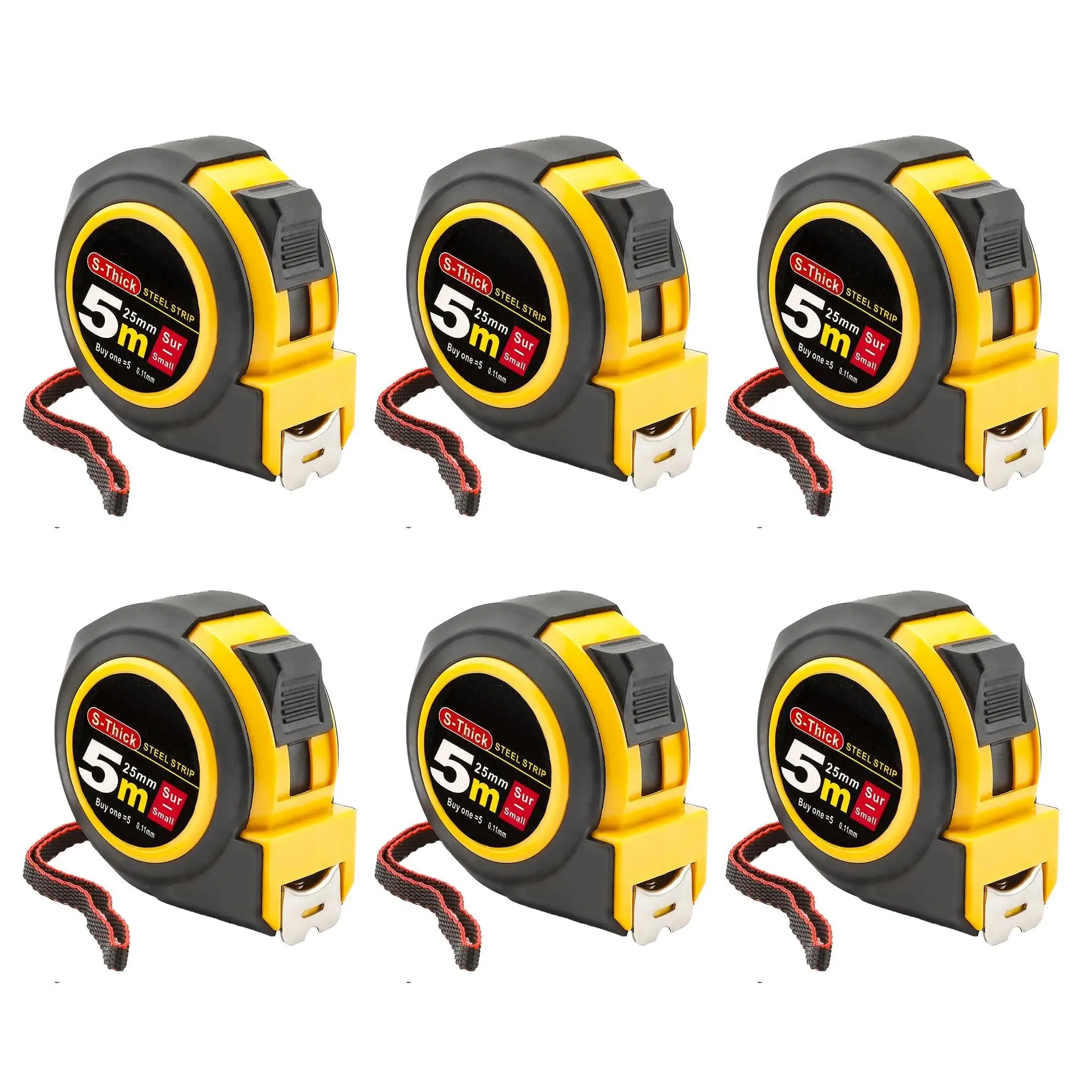 16-Foot Steel Self-Locking Auto Lock Tape Measure Basics Imperial/Metric Retractable Body Tape Rule Basic Measurement Tape