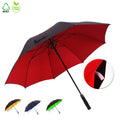 OVIDA Factory Wholesale 30 Inch Automatic Golf Umbrella Large Windproof Custom Logo Prints Luxury Promotional Branded Umbrella