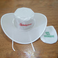 Custom Logo Available Promotion Polyester Folding Cowboy Hat Foldable Hat With Pouch