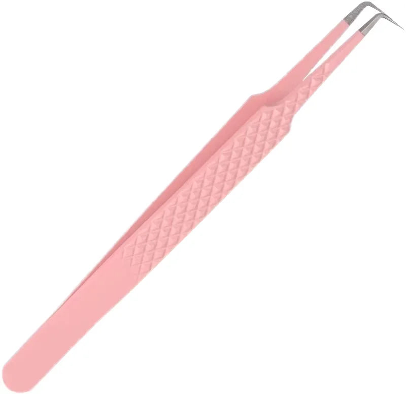 Wholesale Fiber Tip Lash Tweezers Volume Eylelash Extension Tweezers