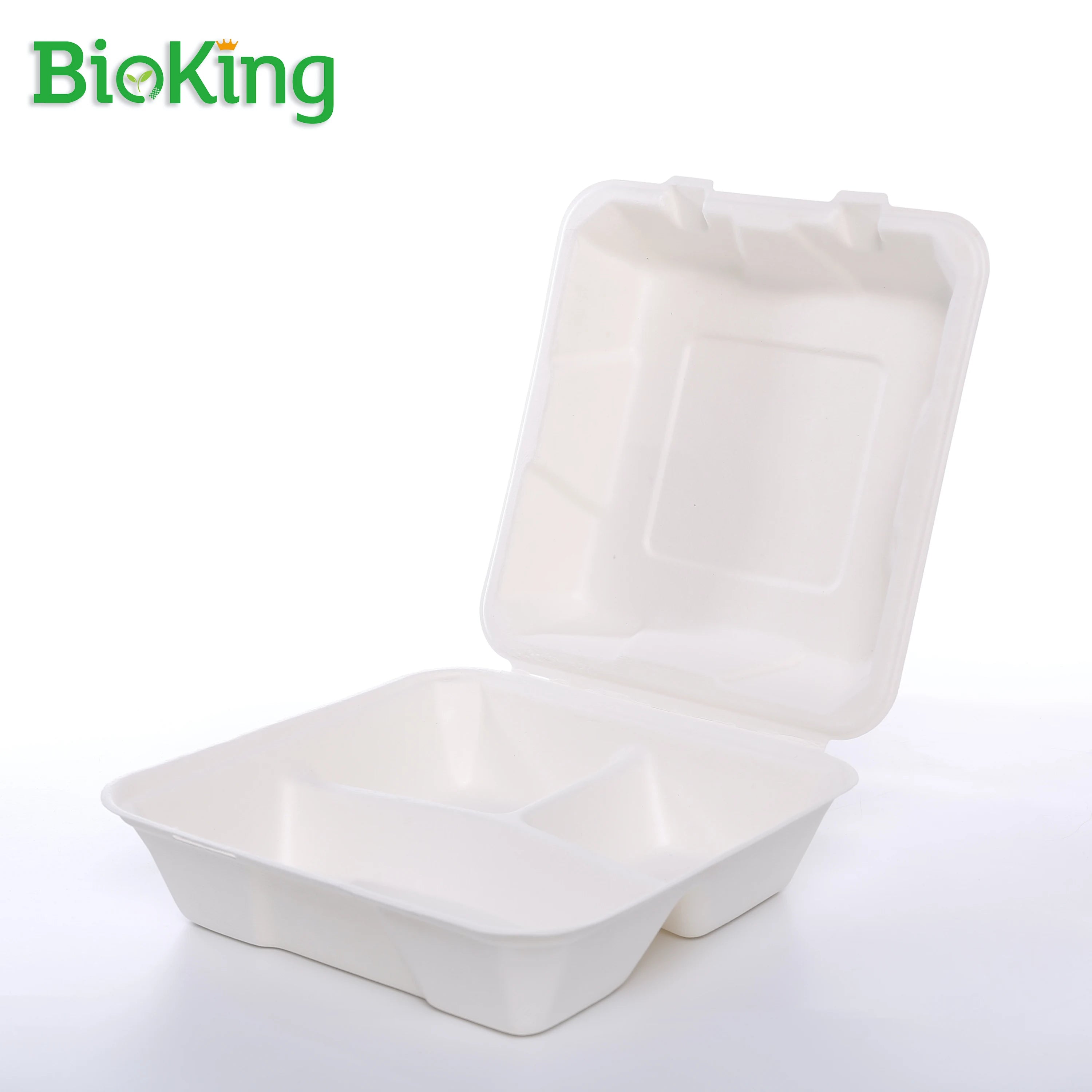 BioKing Factory Wholesale Disposable Bagasse Container Food Storage Box