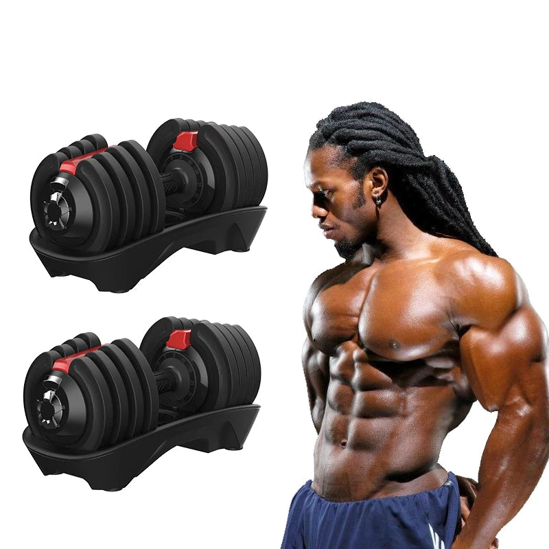 Gym Fitness Men Weights Equipment Fitness Dumbbells Set Dumbbells 40kg Adjustable Dumbbell Set