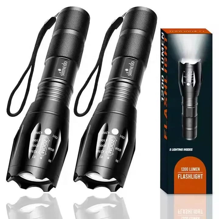 LED Torch Flash Light Outdoor 1200 Lumen XML T6 Waterproof LED  Camping Flashlight