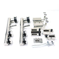 Stainless Steel Material Bathroom Shower Washroom Corner Sliding Glass Hardware Folding Glass Door System Set MegaBDM