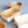 Disposable Wood Quick Cupcake Baking Mold Eco-Friendly Microwavable Packaging Tray