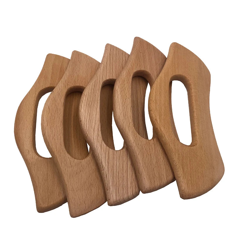 Wood Therapy Massage Tools Set Anti Cellulite Massager Wooden Gua Sha Wooden Massager