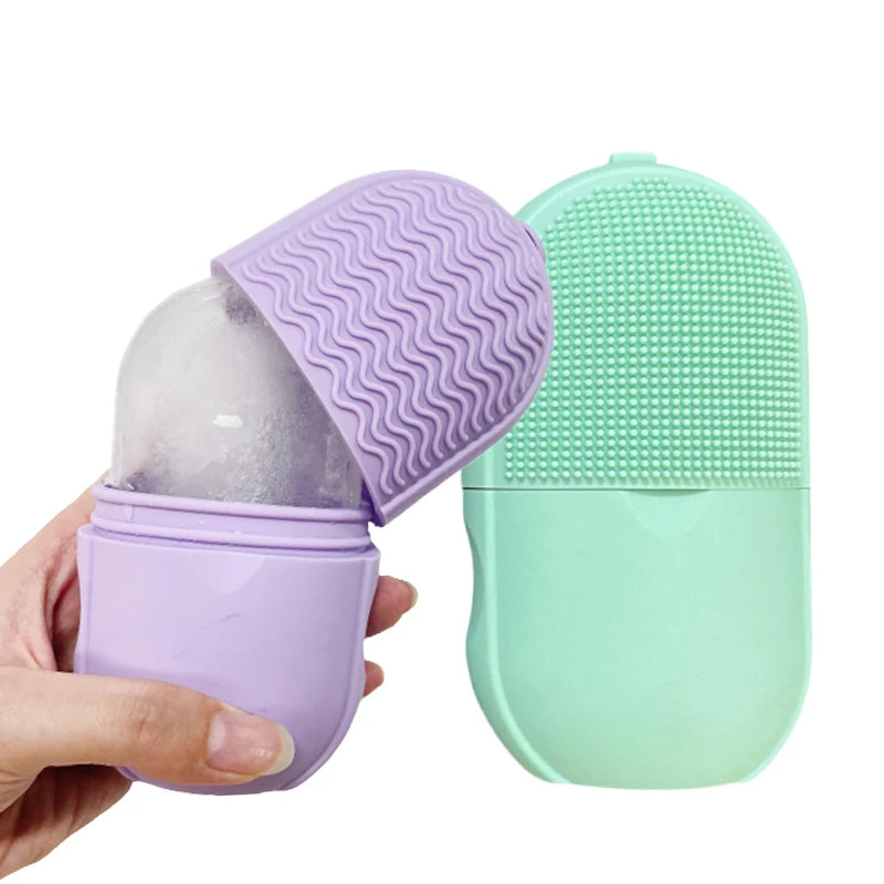 2025 Hot Sales  Silicone Facial Ice Face Globes Face Cube Facial Massage Ice Facial Cubes Roller
