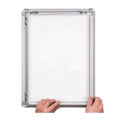 Silver Aluminum Picture Clip Frame with Customized Size and Color A3 Snap Frame 32mm Profile