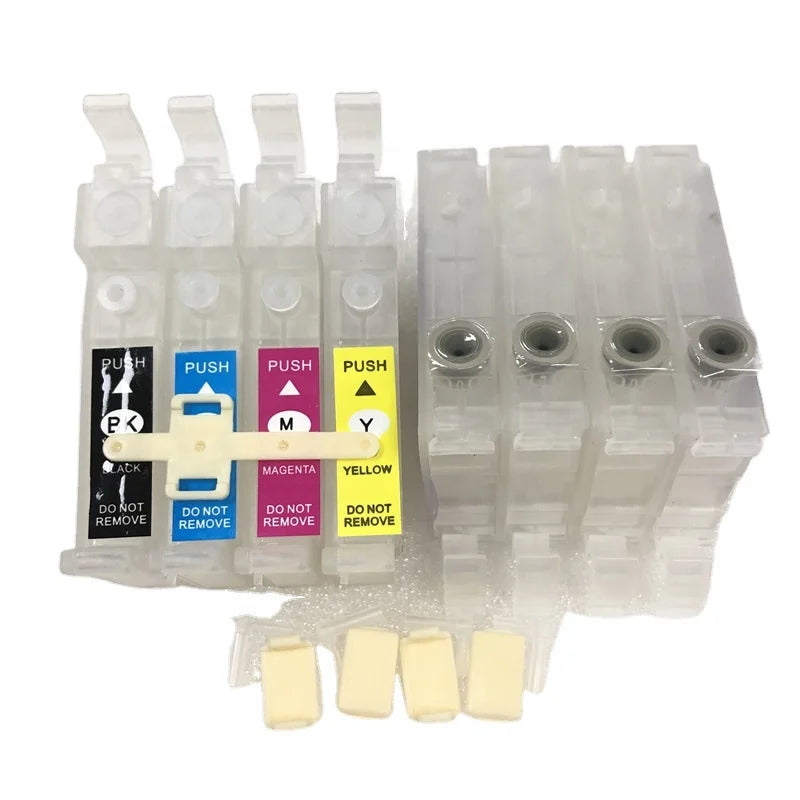Factory Bulk Empty CISS Cartridge TX125 for Epson T1331 T1332 T1333 T1334 Printer Part Continuous Ink Supply System Without Chip