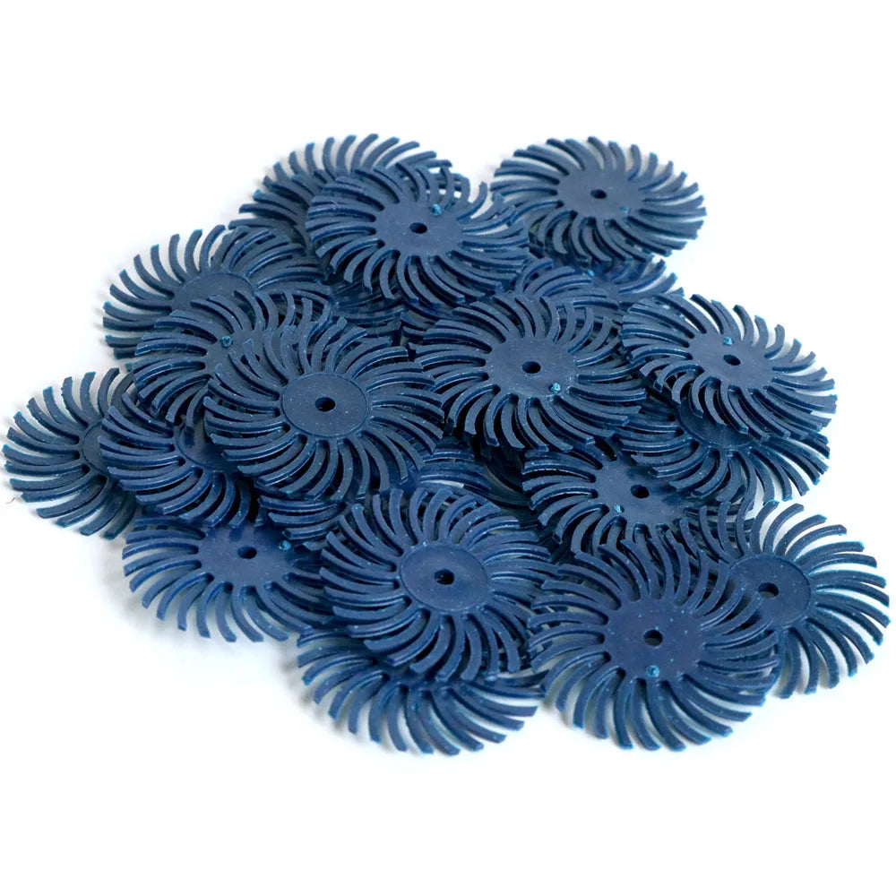 MEIXIU OEM 1Inch Radial Bristle Disc Kit Abrasive Brush 3 Shank 80#-2500# Detail Polishing Wheel Rotary Tool Accessories