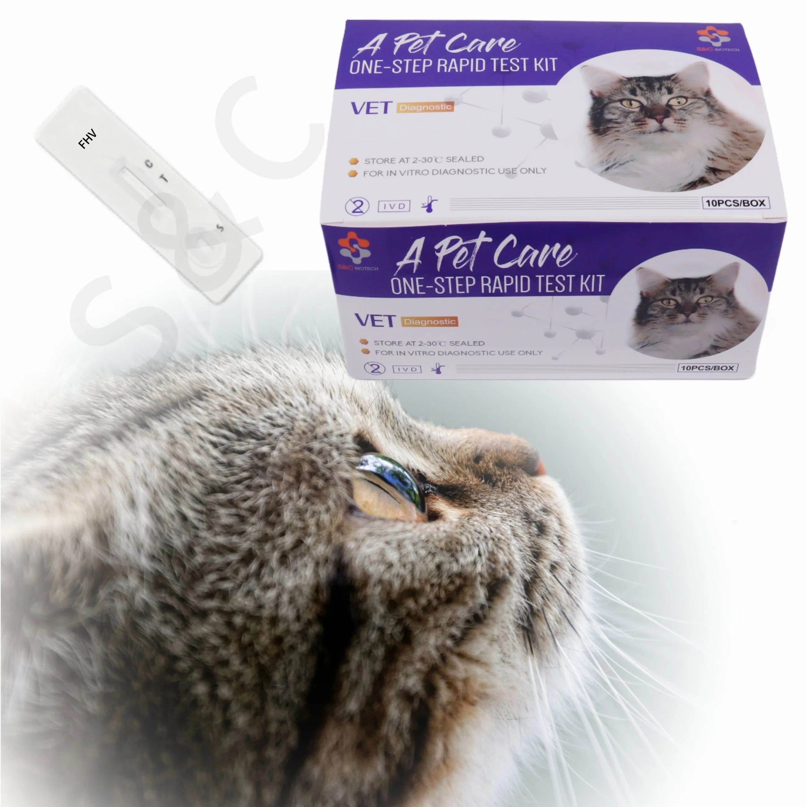 S&C Dog/CAT Blood Typing test Kit for Pet Use HOT SALE