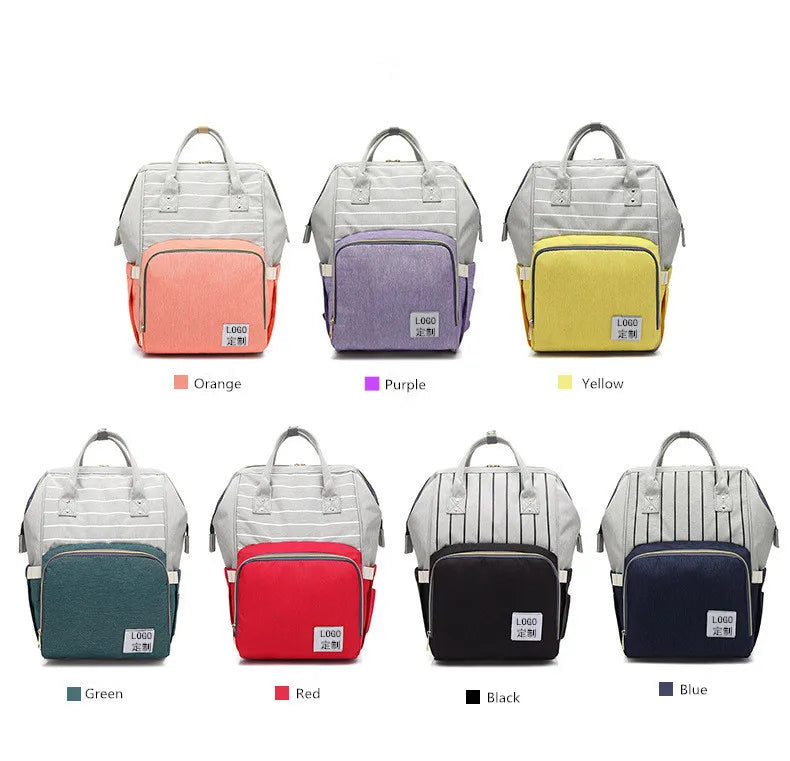 Baby Changing Backpack Multi-Function Travel Diaper Bags Nappies Backpack