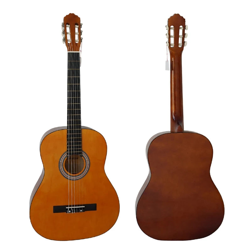 Cheap Price Beginner All Lindenwood Body Colour Custom Brand Nylon String Affordable Musical Kids Classical Guitar for Sale