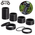 MUQZI Bicycle Stem Spacer 1-1/8" Carbon Fiber Spacer MTB BMX Bike Fork Washer