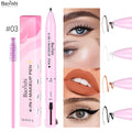 Four-in-one Shiny and Shiny Self-owned Brand Moisturizing Full Lip Gloss Shimmer Lip Glaze Non-stick Waterproof  Lip Liner