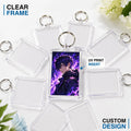 CNAWO Acrylic Keychain with UV Printing Anime Cartoon Decorative Keyring for Backpack Merchandise & Retail