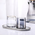 Durable Elegant Marble Design Ceramic Mouthwash Cup Multi-Purpose Bathroom Rinse Cup Water Cup for Home Use