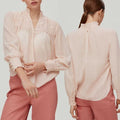 Escote Desmentido Blusas Elegantes Para Mujer Blusas De Mujer Moda2023