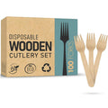 Bambus Set Home 16Cm Take Away Friendly Biodegradable Eco Friendly Biodegradable Birch Wooden Cutlery for Fruit