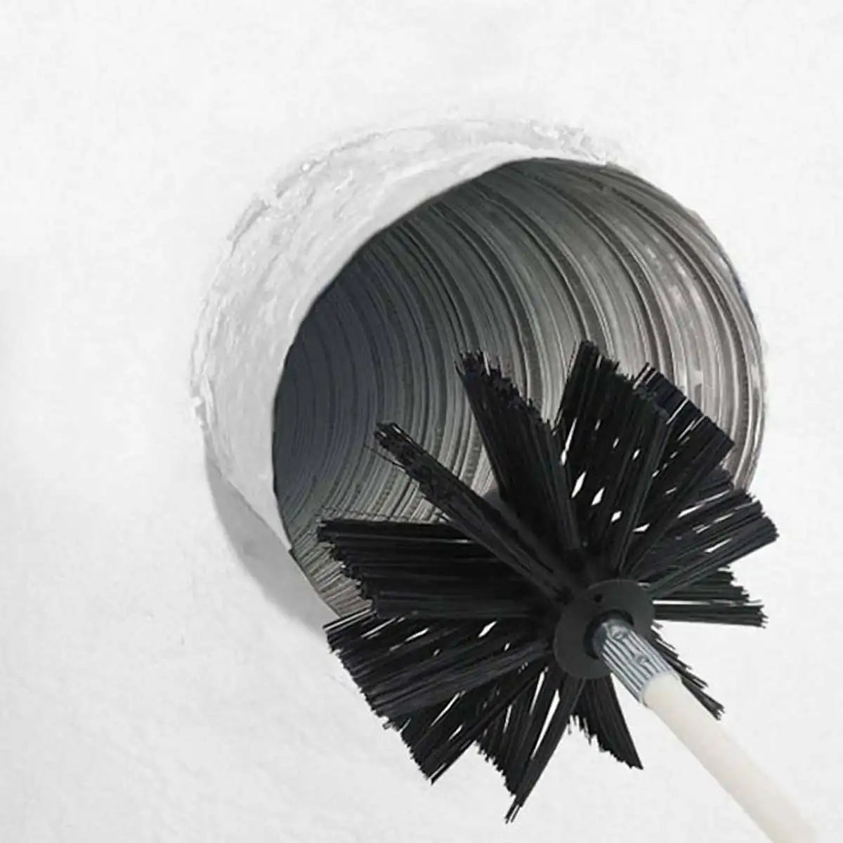 Factory Price Dryer Vent/Duct Brush Cleaning Kit Chimney Cleaning Kit Lint Remover Working with or Without Drill