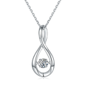 Hot Sale Factory Direct Bling-Bling White Moissanite Real Gold Diamond Necklace With Your Design