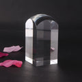MH-ZZ090 Crystal clear 3d Paperweight for Wedding or Decoration Cube