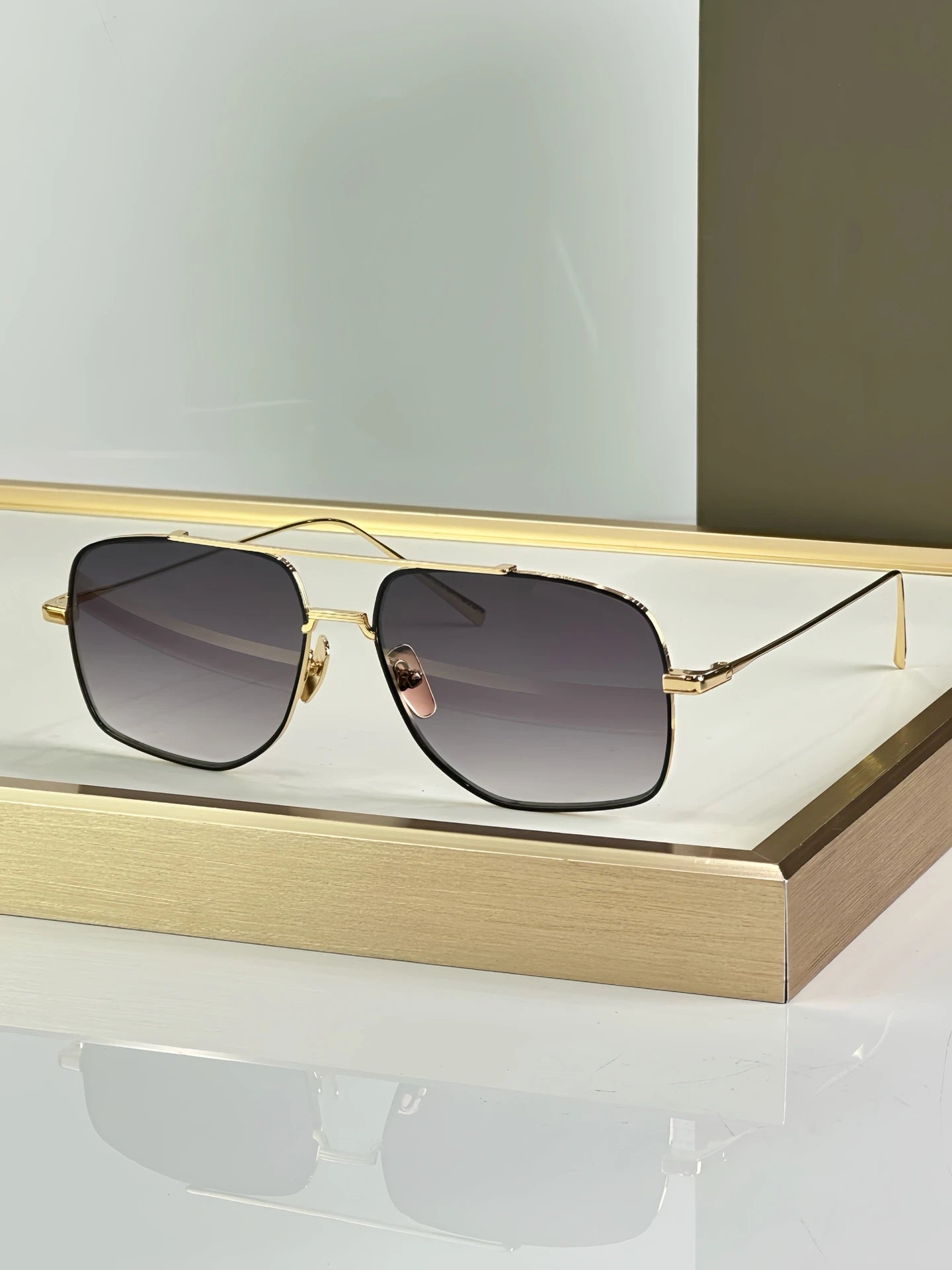 Top Men's Driving Sunglasses Fashion Oversized Brand Sunglasses Luxury Men's and Women's Pilot Aviation Sunglasses Uv400