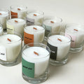 AIKUN Custom Premium Glade Wood Wick Aromatherapy Candles Individual Box Coconut Soy Wax Rustic Patchouli Scented Candle