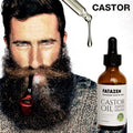 Private Label Natural Organic Castor Oil for Men Hair Growth Beard Care Oil for Beard Shaping Styling Dermatologist Growth Oil