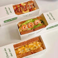 Customizable Eco-Friendly Bakery Sandwich Drawer Box Food Grade Cardboard Packaging for Bread and Go Shop Paper Material