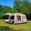Camping Tents 12 Persons Waterproof Outdoor Family 430*305*200cm UPF50+ Rain Double Layered >3000 mm