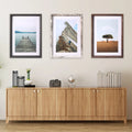 Popular Customized Color Display Picture Frames Multi-sized White MDF Photo Frame Wood Frames with Paper Wrapped