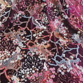 Wholesale Stretch Embroidered Velvet Fabric with 3D Sequins Floral Crochet Design for Wedding Dresses & Girls Clothing