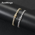 BB109   4mm  Tennis  Bracelet  Brass Setting Zircon  Fashion Jewelry for Women