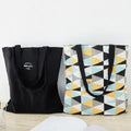 Customized Eco-friendly Women Canvas Tote Bag Recycled Cotton Bag with Zipper