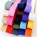 Factory Directly Supplies 20mm Black White Polyester Cotton Webbing Pearl Grain Yarn-Dyed Qiannan Brand Backpack Portable