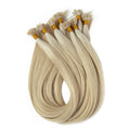 Flat Tip Bone Straight Raw Hair Vendor Double Drawn K Tip Hair Extensions Human Hair