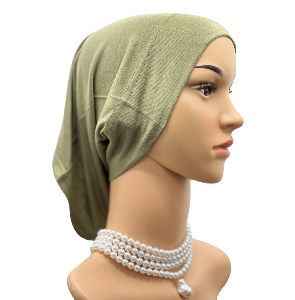 Breathable Comfortable Cotton Inner Undercap Brooch Pin for Turban New Wholesale Turkish Hijab Design 2023