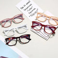 Jiuling Eyewear Hot Selling Ultralight Rectangle Pc Frame Blue Light Blocking Eyeglasses Retro Leopard Frame Anti Eye Strain Len